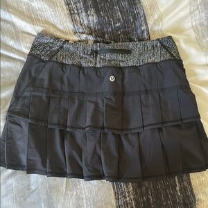 Lululemon Athletica Black Mini Skirt